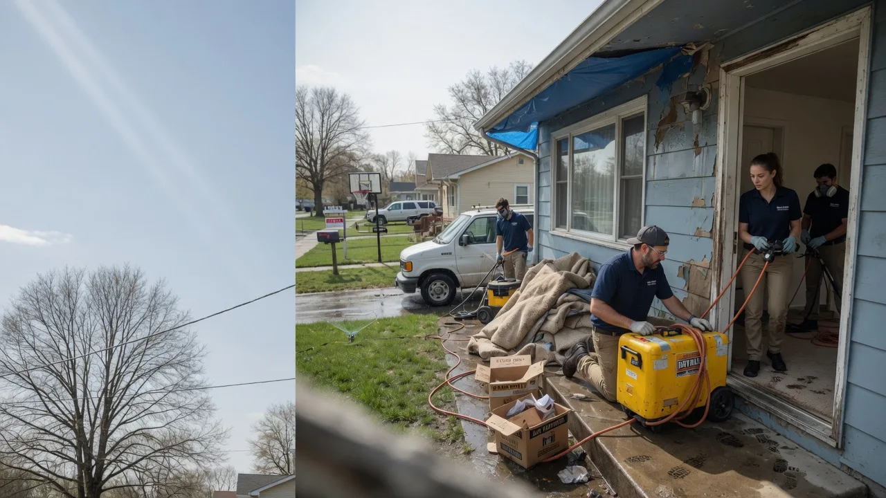 Basement Flood Cleanup in Farlington, KS near me